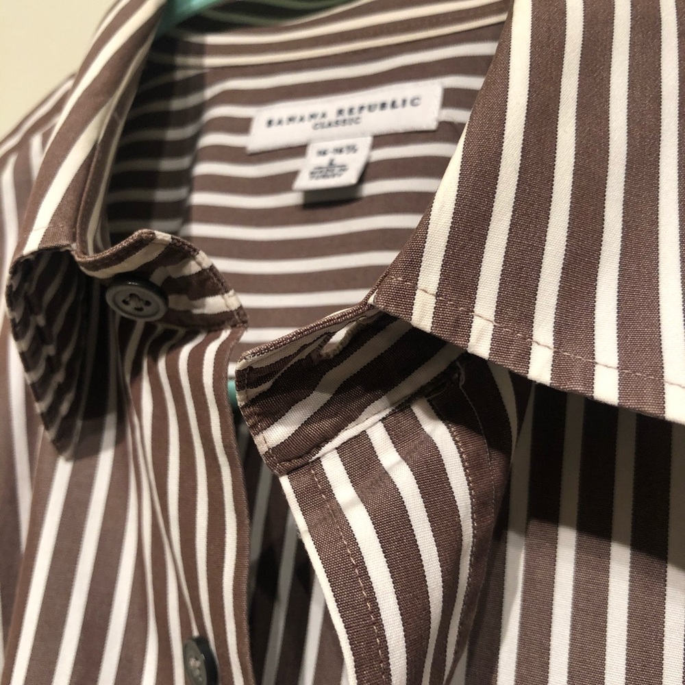 Banana Republic Mens button Up L - Picture 7 of 7